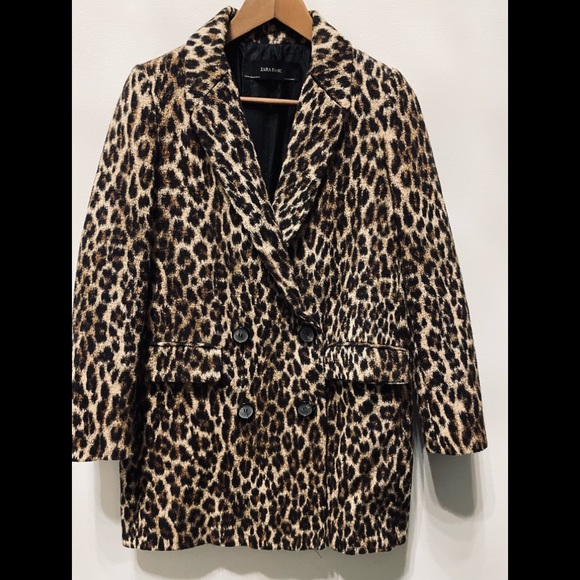 Zara Leopard Oversized Blazer - Picture 5 of 7